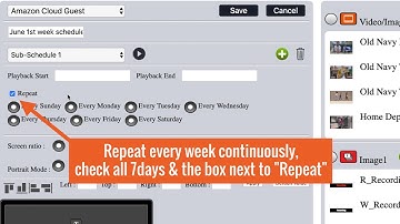 ViewZ Smart AD PVM Setting a Schedule
