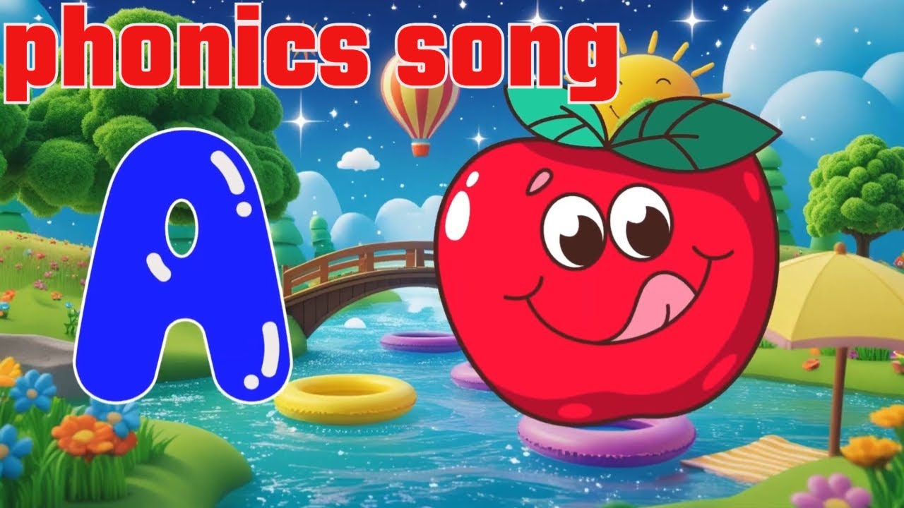 Phonics Song with TWO Words - A For Apple - ABC Alphabet Songs with ...