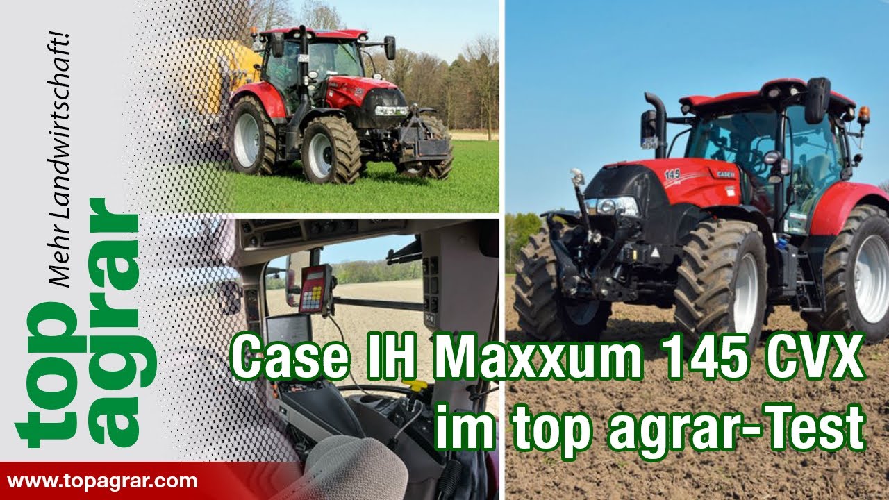 Case IH Maxxum CVX Traktor im AGRARTECHNIK-Maschinentest