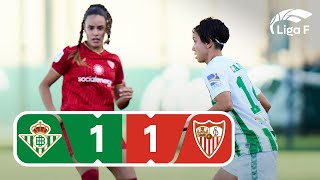 Resumen del Real Betis Féminas vs Sevilla FC | Jornada 26 | Liga F
