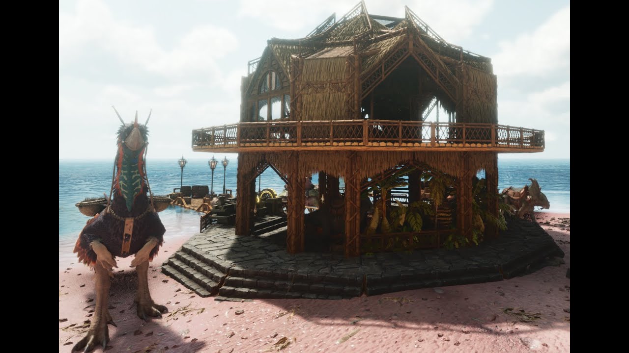 A thatch base I built to try out the new thatch structures