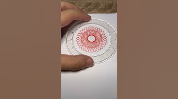 Spirograph: hypnotic red design 🔴🌀 #asmr #spirograph #art #drawing #satisfying