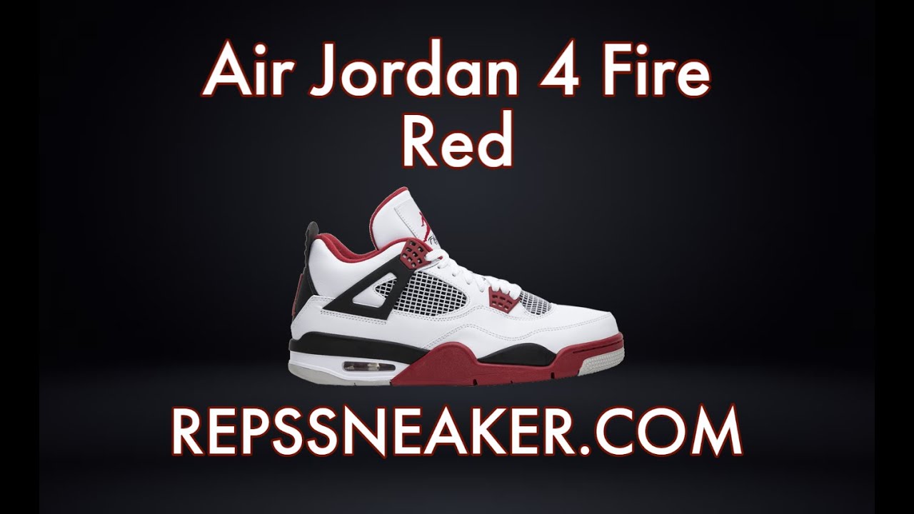 🔥 UNBOXING JORDAN 4 FIRE RED FROM REPSSNEAKER.COM 🔥
