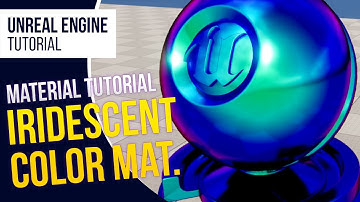 UE5 l Creating Iridescent Color Material l 3-Minute Tutorial l Unreal Engine 5