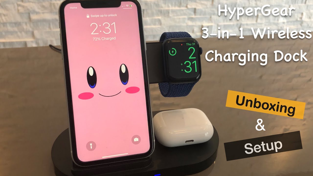 HyperGear 3-in-1 Wireless Charging Dock Unboxing \u0026 Setup Video