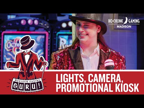 Lights, camera, promotional kiosk. | Madison Casino Guru