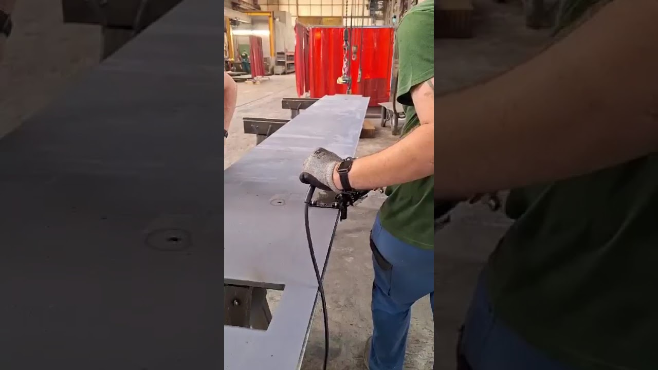 BM-25 preparing a weld edge