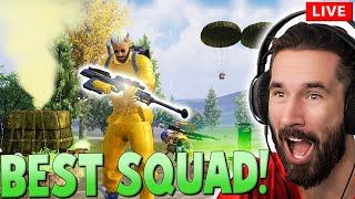 🔴LIVE - BEST SQUAD GAMEPLAY! ONLY WINS 🔥 PUBG MOBILE