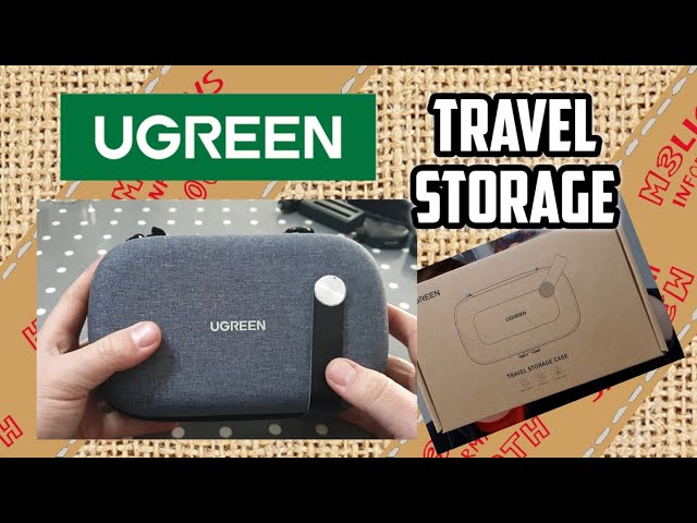 UGREEN Cable Bag,Small Hard Case Travel Gadget Bag-Action cam