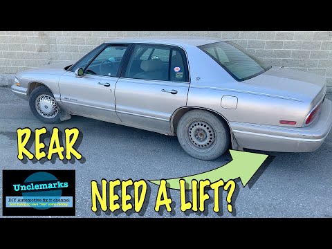 How to fix Buick air suspension rear 1996 butt lift (EP 104) GM