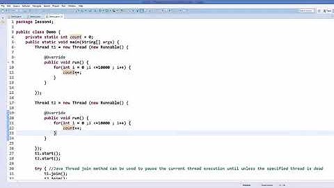 Java Threads Tutorial 4   Java Thread join Method and Synchronized Method