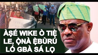 Ija Minisita Nyesom Wike Pẹlu Awọn Oṣiṣẹ Ẹ Niluu Abuja