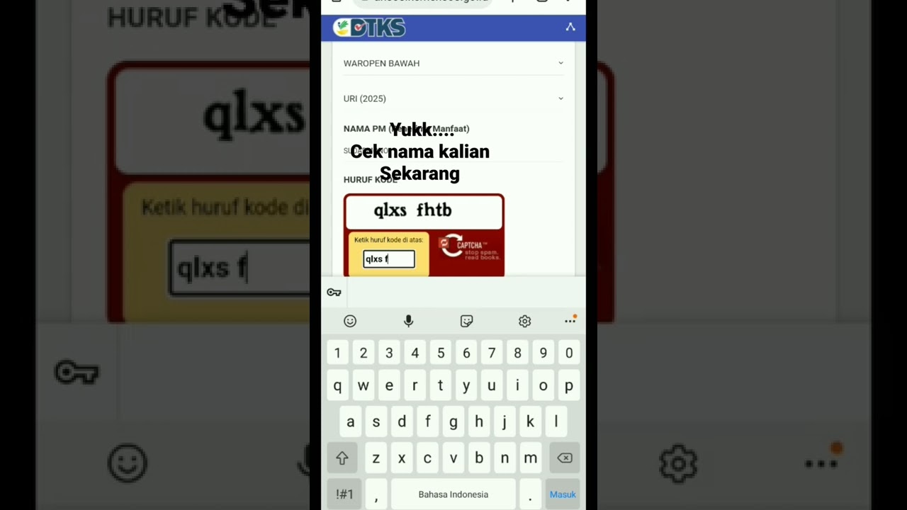 cara cek nama penerima bansos 2022