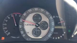 Lexus IS200 acceleration 0-140