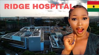 A NIGERIAN TOP ACTOR MISTOOK A GOVERMENT HOSPITAL IN GHANA FOR A SEVEN STAR HOTEL .