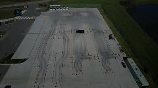 Slow EVOC  - (Stationary Drone Fast Drive) Off-Set Lanes, Driveway Turn-Around, and Parallel Parking