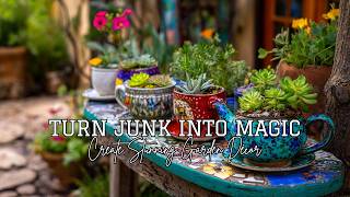 🌿 Turn Junk into Joyful Garden Decor | Creative Upcycling Ideas 🌸✨
