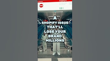 A Shopify  Issue That WILL LOSE Your Brand MILLIONS 💸❌