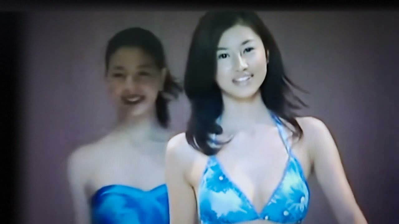 菊川怜 東レ 水着キャンペーンガール 水着ショー1999年デビュー Youtube