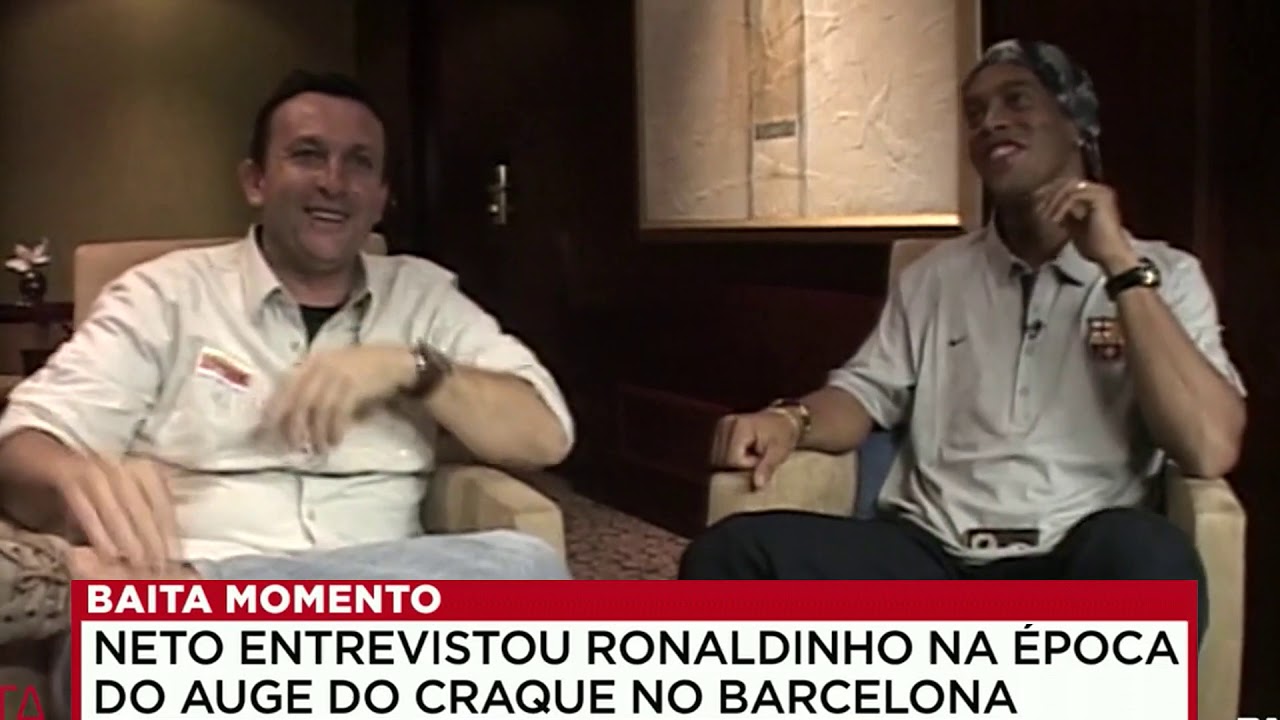 Neto entrevista Ronaldinho Gaúcho em 2007