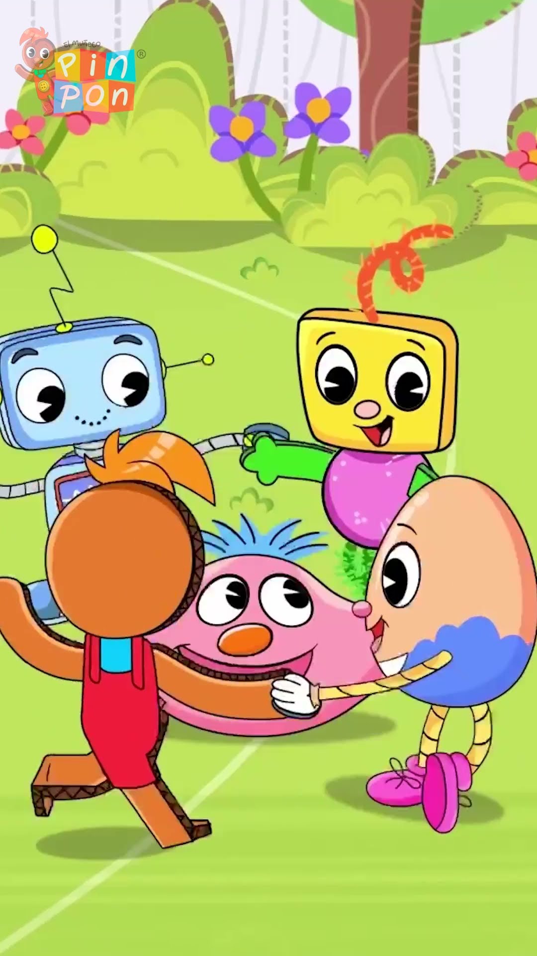 El Patio de mi Casa | El Muñeco Pin Pon |  #cancionesinfantiles | #shorts