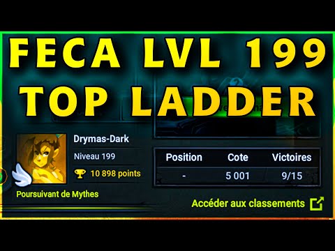 FECA TOP LADDER LVL 199 | 5000+ CÔTE (10 min de koli 1v1)