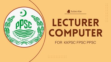 Lecturer Computer Science Past Paper 2015 PPSC FPSC KKPSC SPSC | Lecturer computer test preparation