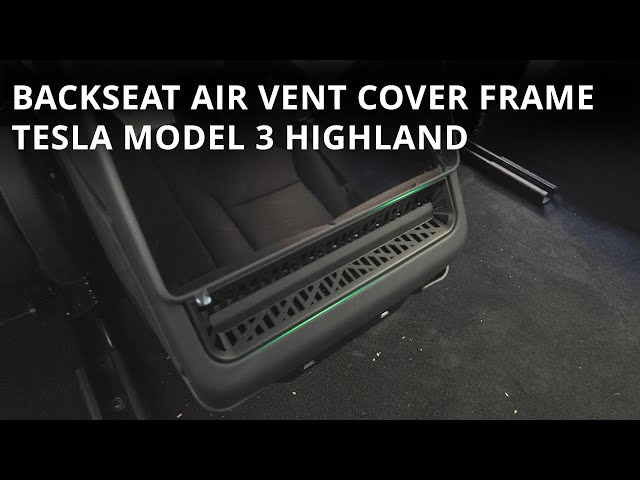 Backseat Air Vent Cover Frame for Tesla Model 3 Highland #tesla 