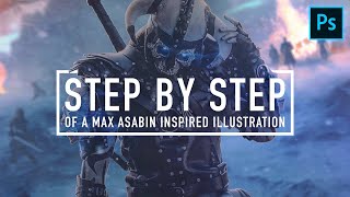 Step By Step Max Asabin Inspired Illustration 3