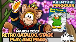 MARCH 2026 UPDATE! 📖 PINS + CATALOG + STAGE PLAY 🎭🌿 | Aventure Pingouin