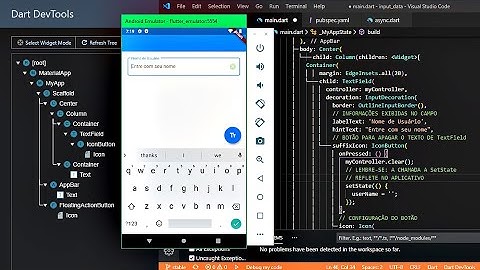 Curso (tutorial) de Flutter - Aula 014  - TextField: widget para manipulação de textos do usuário