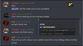 Vital Admins Refuse to Script Check me #ATM