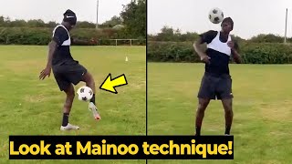 Kobbie Mainoo Insane Skills As He Kept The Ball Airborne For Nearly Half A Minute In Training