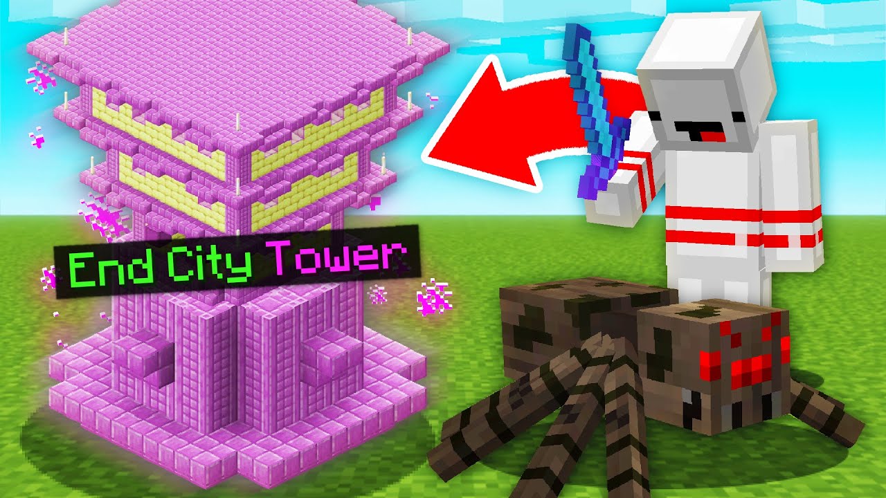 Minecraft, But Mobs Spawn OP Structures!