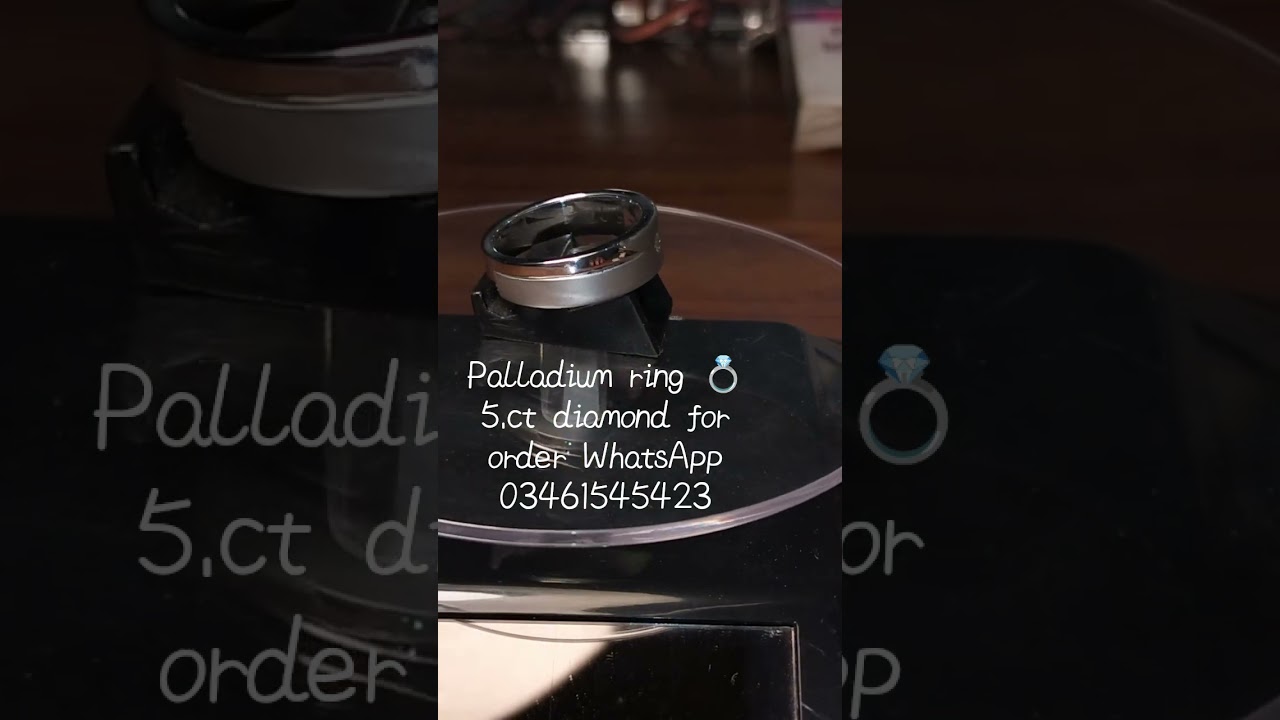 palladium ring 💍 5.ct diamond for order WhatsApp 03461545523