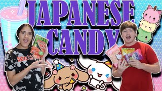 TRYING JAPANESE CANDY!!! TASTE TEST!!