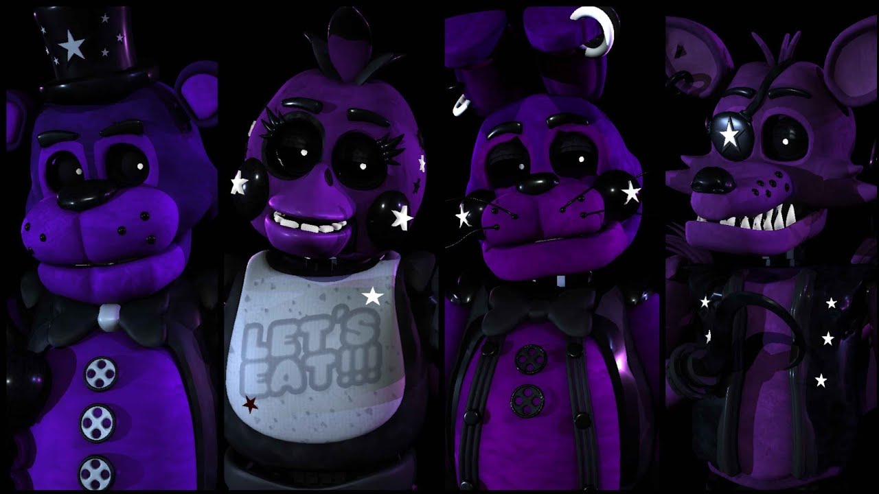 [FNaF/P3D] FNaF 1 Star Shadow Animatronics Pack Release - YouTube