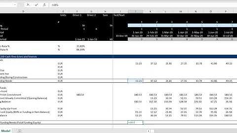 Completed Project Finance Exercise for Debt Structuring