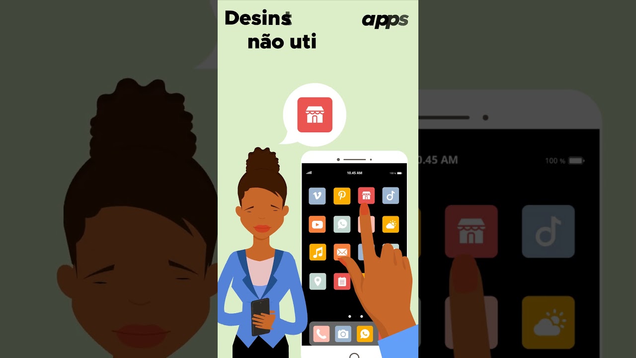 Desinstale apps que não usa