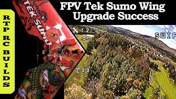 FPV Tek Sumo Wing Upgrades and iNav Testing - EZHUF Nano, Copper Foil under GPS, New Motor, New ESC