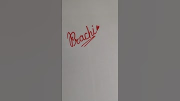 ✨ Cursive Name Art | Stylish Name Writing in Cursive | Calligraphy for Beginners #shorts #prachi