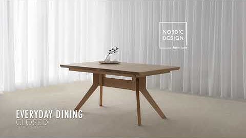 How to open the Luca Extendable Dining Table