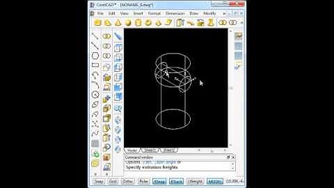 Using 3D objects to create scaffolds within CorelCAD