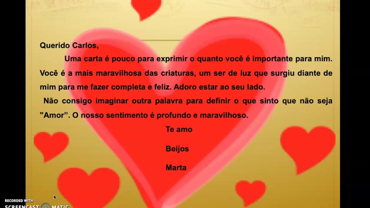 Como Escrever Uma Carta Informal YouTube