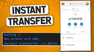 Auto Withdraw Bot for Binance Smart Chain & Polygon [2022] Trust Wallet, MetaMask Script Code