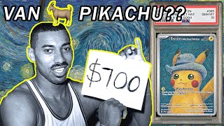 DID IT REALLY MOOND?? Van Gogh Pikachu is now $700...