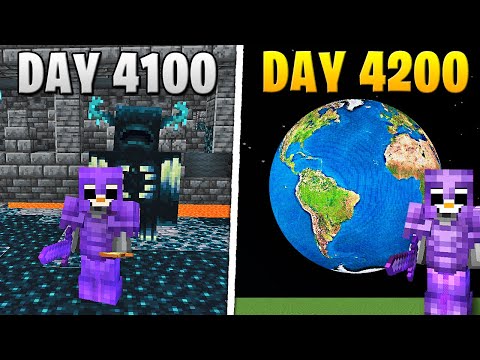 I Survived 4,200 Days in HARDCORE Minecraft...