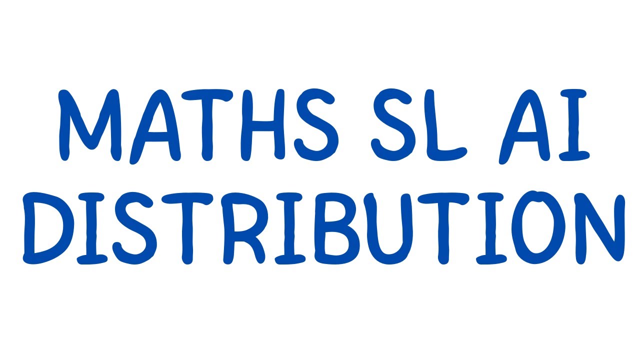 SL AI Maths Explained- Binomial and Normal Distributions - YouTube