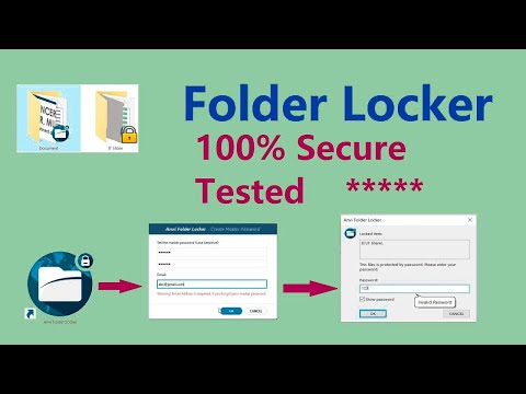 best folder lock 🔐 software for pc free ||Anvi Locker