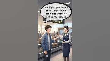 🧳 Baggage Claim at the Airport – Easy English Conversation for Beginners | Learn Travel English